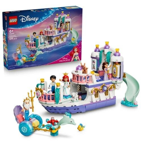 LEGO LEGO® │ Disney 43299 Arielina loď a královská svatba