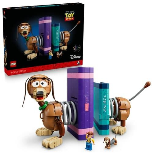 Lego® disney™ 43301 knižní zarážky: slinky z filmu toy story