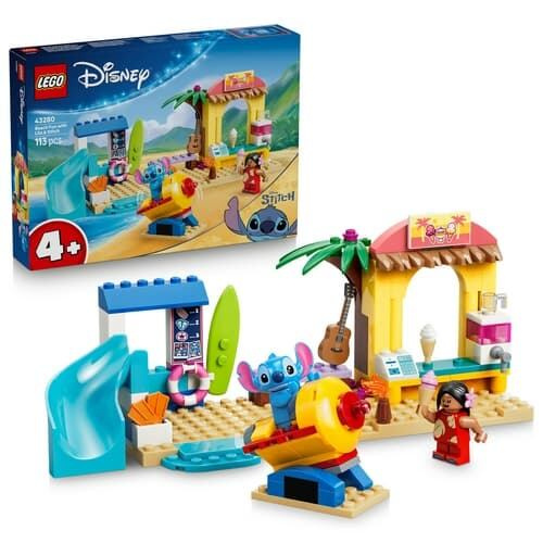 LEGO LEGO® │ Disney 43280 Zábava na pláži s Lilo a Stitchem