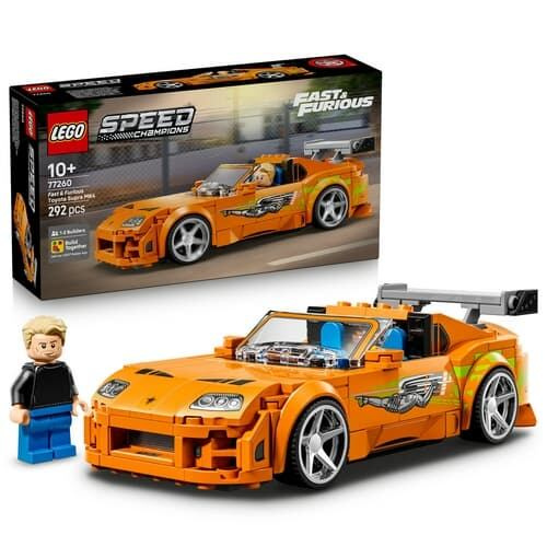 Lego® speed champions 77260 rychle a zběsile toyota supra mk4