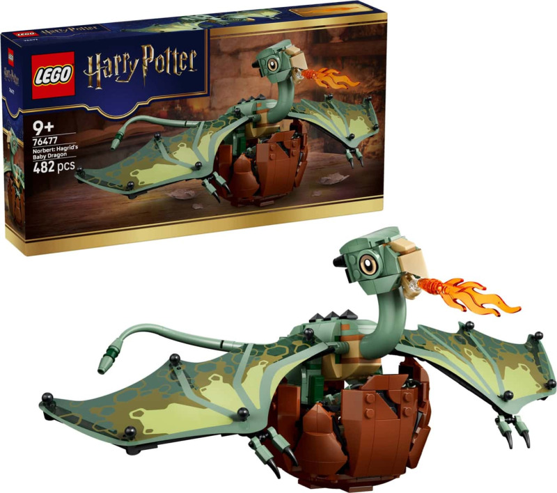 Lego® harry potter™ 76477 norbert: hagridovo dračí mládě
