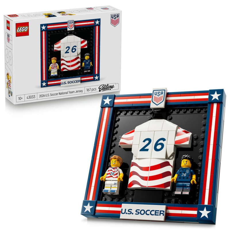 LEGO LEGO® Editions 43033 Dres národního fotbalového mužstva USA pro rok 2026