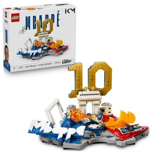 Lego® editions 43013 kylian mbappé – hvězdné momenty fotbalu