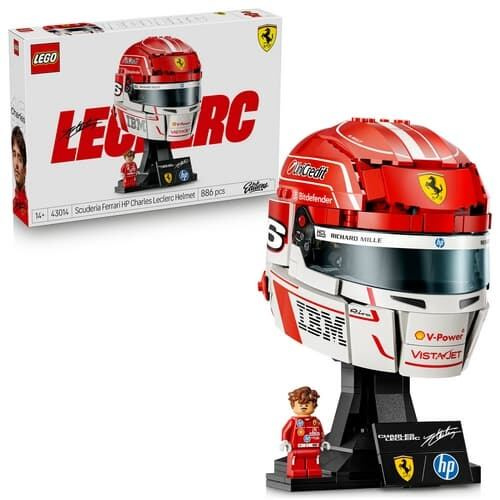 Lego® editions 43014 helma charles leclerc ze scuderia ferrari hp