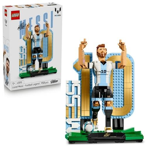 Lego® editions 43015 lionel messi – fotbalová legenda