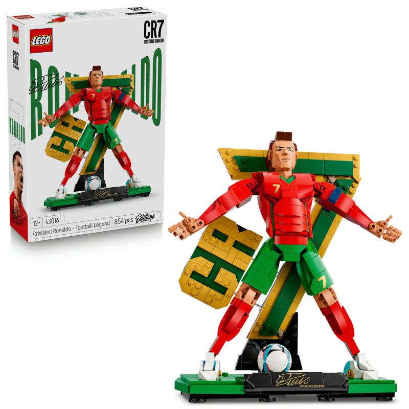 Lego® editions 43016 cristiano ronaldo – fotbalová legenda