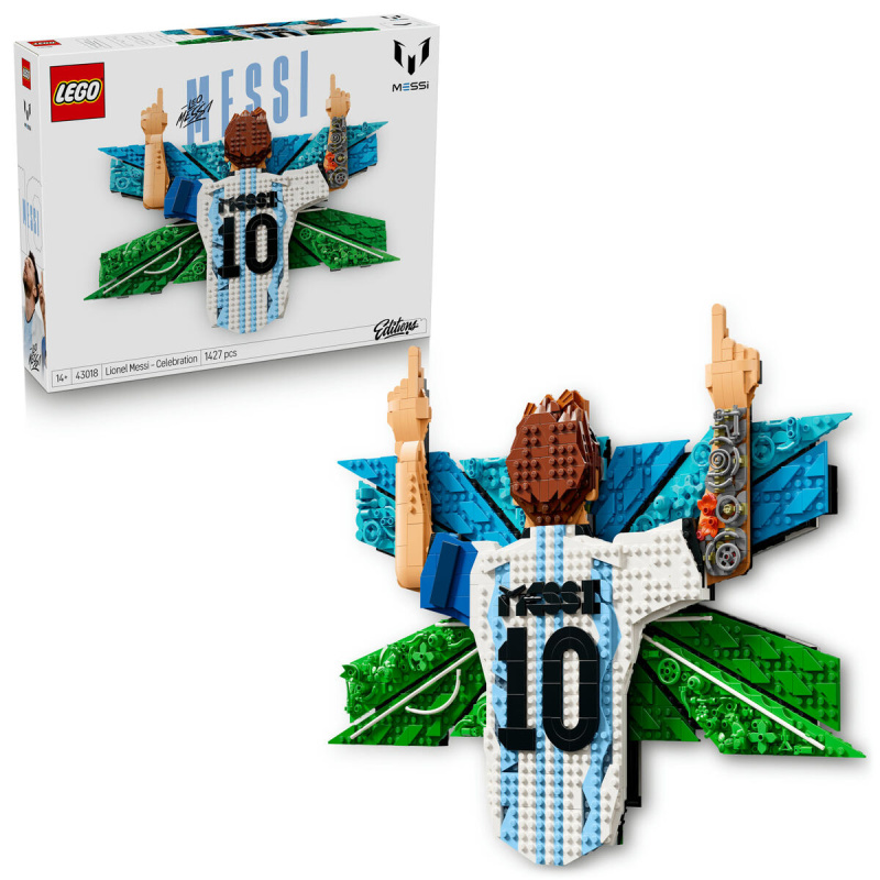 Lego® editions 43018 lionel messi – okamžik vítězství