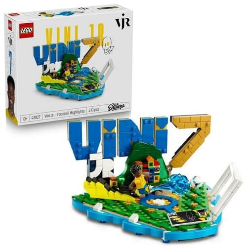 Lego® editions 43027 vini jr. – hvězdné momenty fotbalu