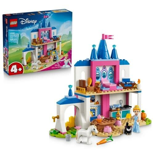 LEGO LEGO® │ Disney 43283 Popelčin zámek a její zvířecí přátelé