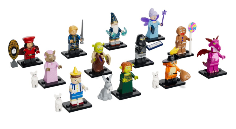 Lego® 71053 ucelená kolekce 12 minifigurek série shrek
