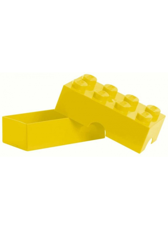 LEGO box na svačinu 100 x 200 x 75 mm - žlutá