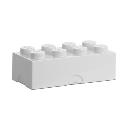 LEGO box na svačinu 100 x 200 x 75 mm - bílá