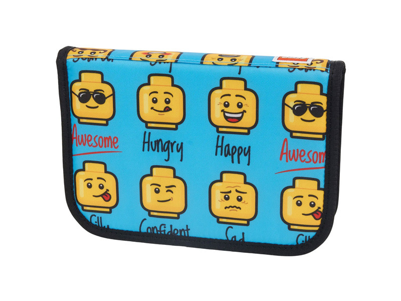 LEGO emojis modrý jednopolštářový penál