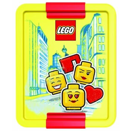 LEGO ICONIC Girl box na svačinu - žlutá/červená