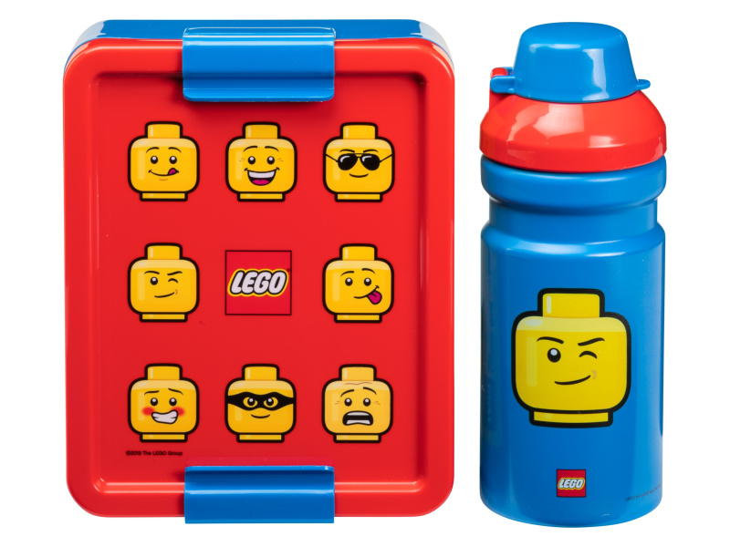 Lego Svačinová sada, 2dílná (červená/modrá)
