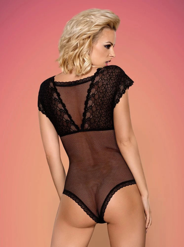 Body 821-TED teddy - Obsessive černá S/M