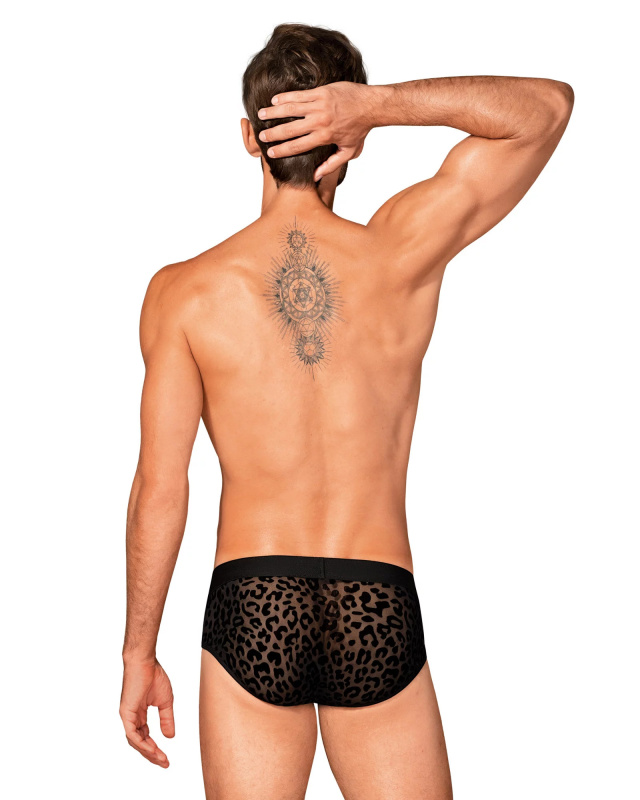 Pánské slipy Azmeron briefs - Obsessive černá S/M