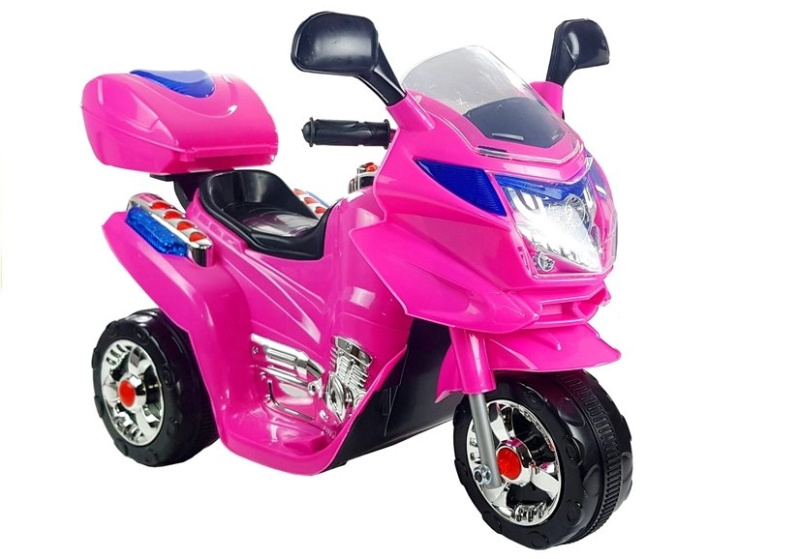 Lean Cars HC8051 Elektrická jízda na motocyklu růžová