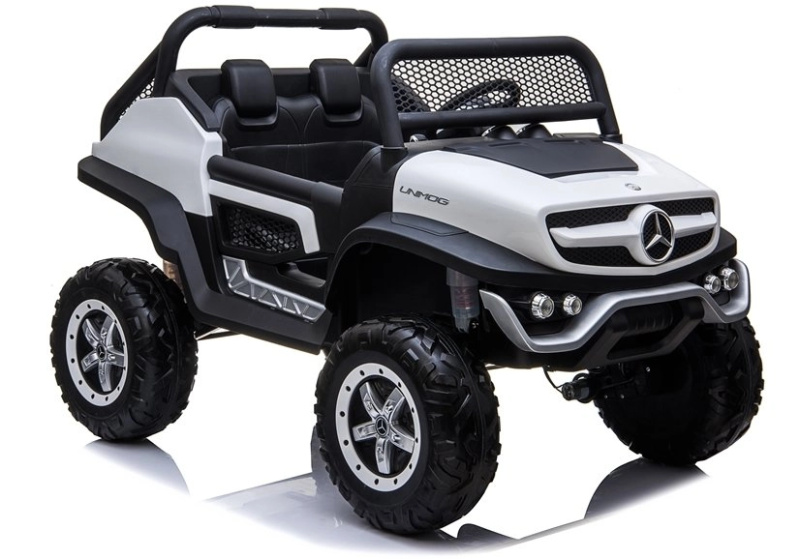 Dětské elektrické auto Mercedes-Benz Unimog 4x4 – Bílá