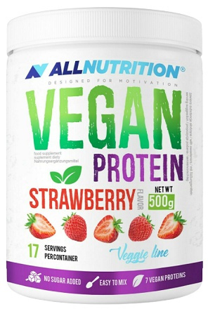 All Nutrition AllNutrition Vegan Protein 500 g - jahoda