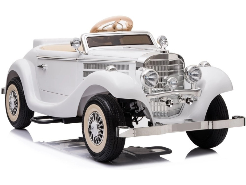Retro auto na akumulátor Mercedes-Benz 540K – Bílé