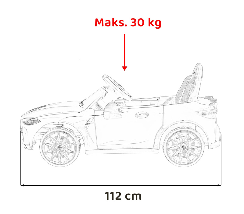 BMW M4 Vehicul Alb – Bílé