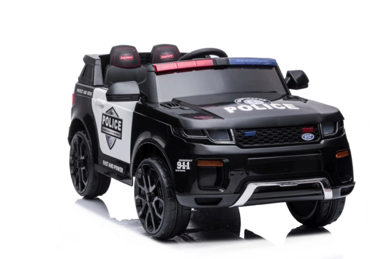 Dětské elektrické policejní auto BBH-021 černé