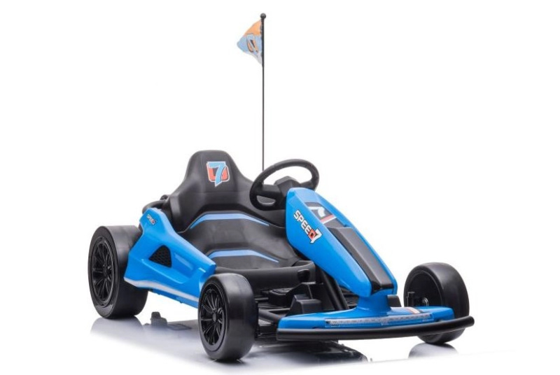 elektrický driftovací motokár pro děti – modrý