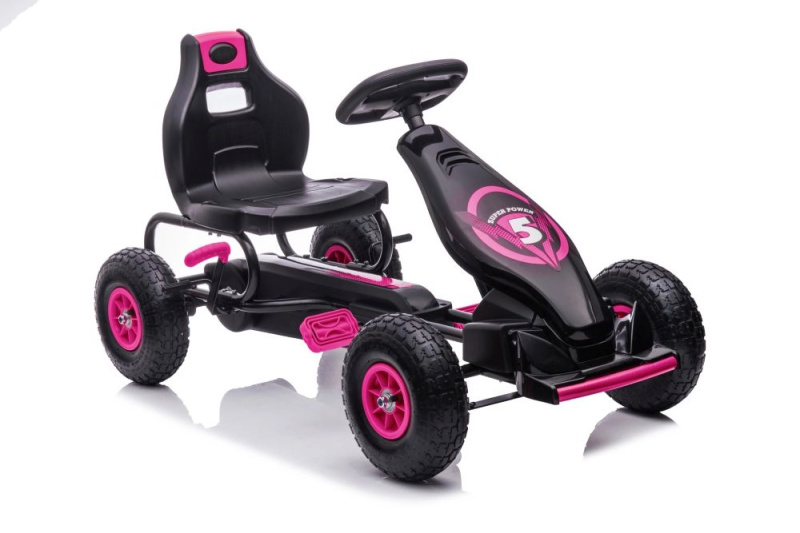 Šlapací Gokart Růžový