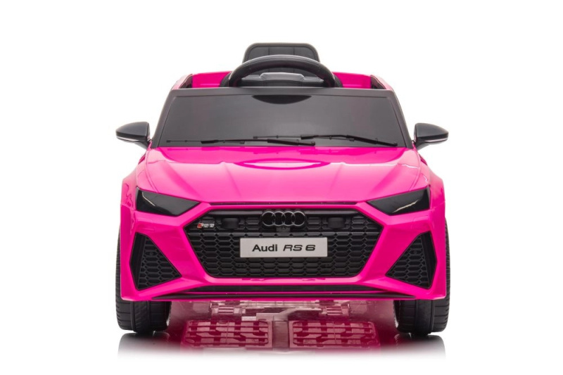 Elektrické auto Audi RS6 růžové