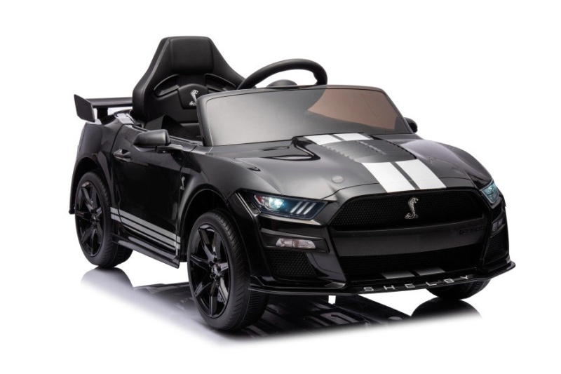 Ford Mustang GT500 Shelby černý na baterie