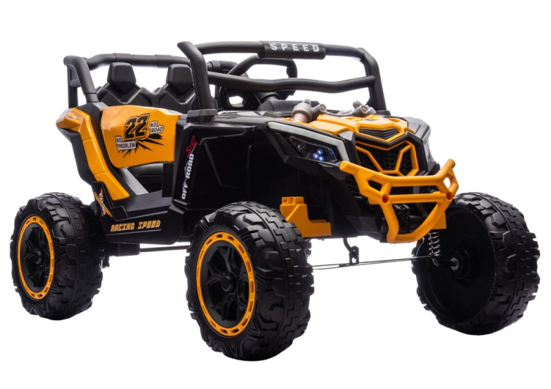 dětské elektrické auto m2 4x4 žluté