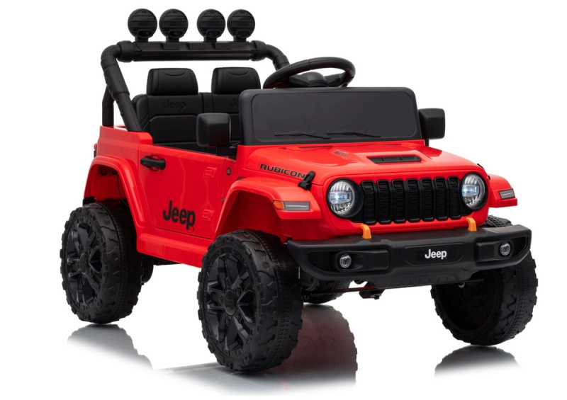 Dětské elektrické auto Jeep Rubicon 24 V červené