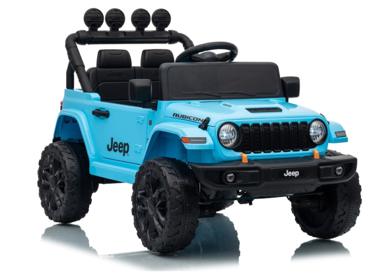 Dětské elektrické autíčko Jeep Rubicon 24 V světle modré