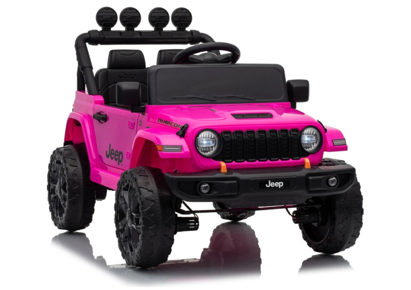 Jeep Rubicon dětské elektrické autíčko 24 V růžové