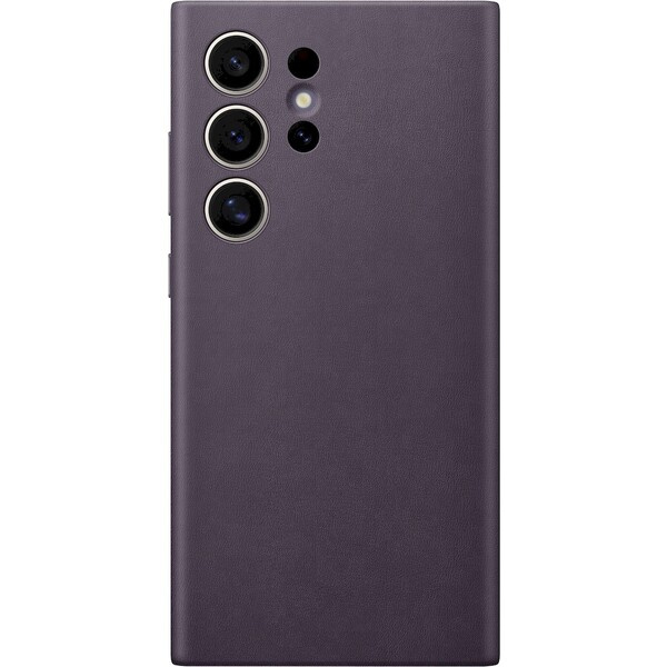 Samsung Vegan Leather Case Galaxy S24 Ultra GP-FPS928HCAVW Tmavě fialová
