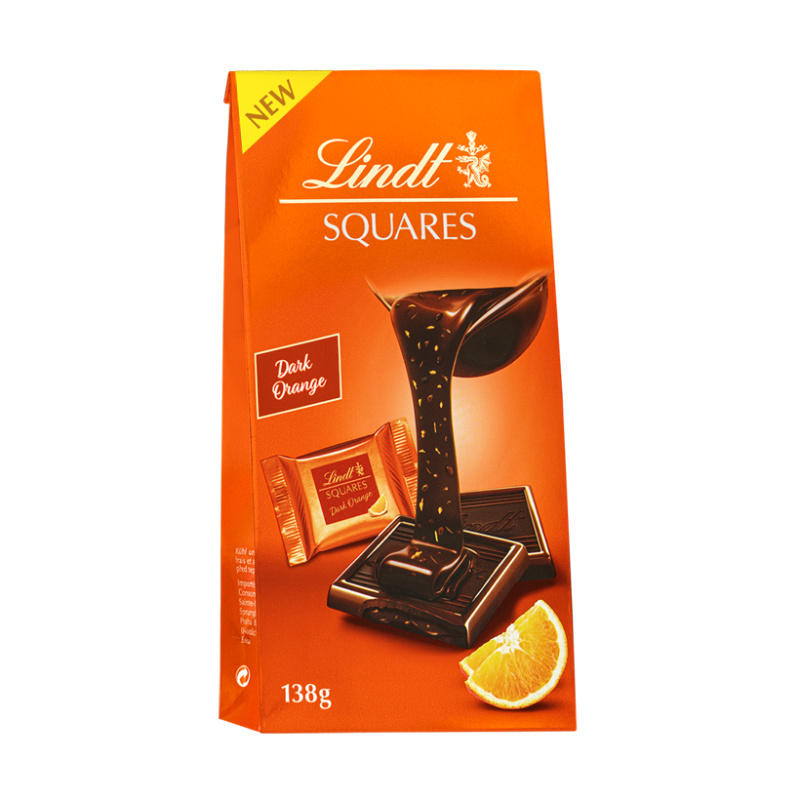 Squares Dark Orange 138g - krátká expirace
