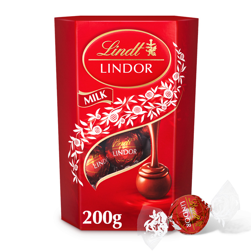 LINDOR pralinky Mléčná čokoláda 200g