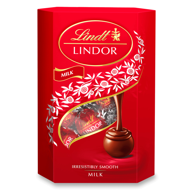 Lindor Milk - čokoládové pralinky - mléčné, 137 g