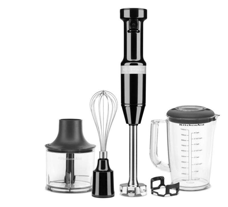 KitchenAid Tyčový mixér Artisan 5KHBV83, lesklá černá 5KHBV83EOB