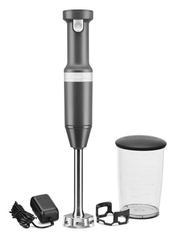 KitchenAid Bezdrátový tyčový mixér 5KHBBV53, tmavě šedá  5KHBBV53EDG
