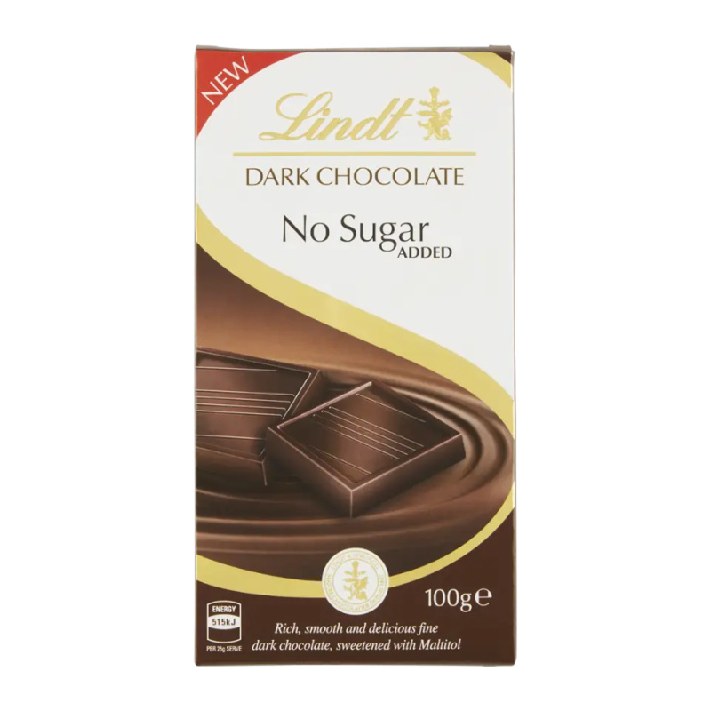 Lindt Hořká čokoláda bez přidaného cukru 100 g