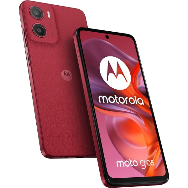Motorola Moto G05 8+256GB DS GSM tel. Plum Red Červená