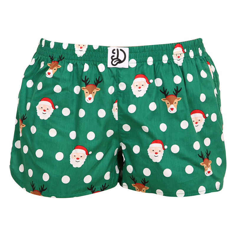 Veselé dámské trenky Dedoles Santa a Rudolf (DWLB002) XXL, trenýrky