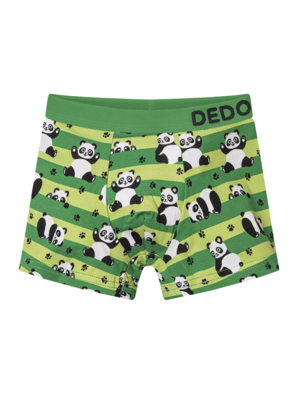 Veselé chlapecké boxerky Dedoles Pandy a pásky (GMBB249) 134, trenky / trenýrky
