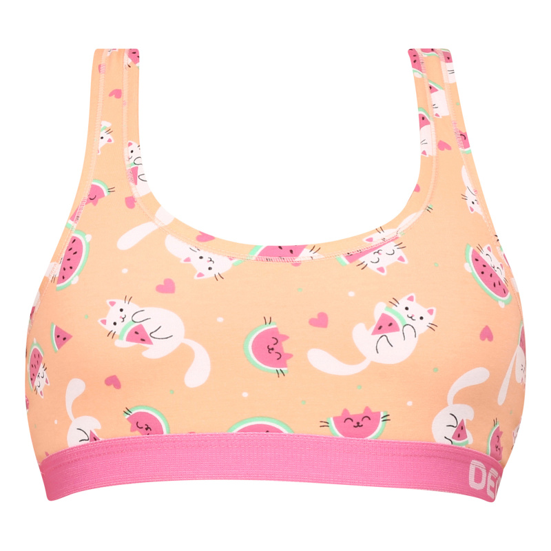 Veselá dámská podprsenka Dedoles Kočka s melounem (GMWB183) L