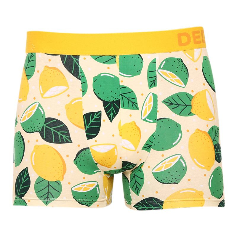 Veselé pánské boxerky Dedoles Limetka a citrón (D-M-UN-T-C-C-1563) M, trenky / trenýrky