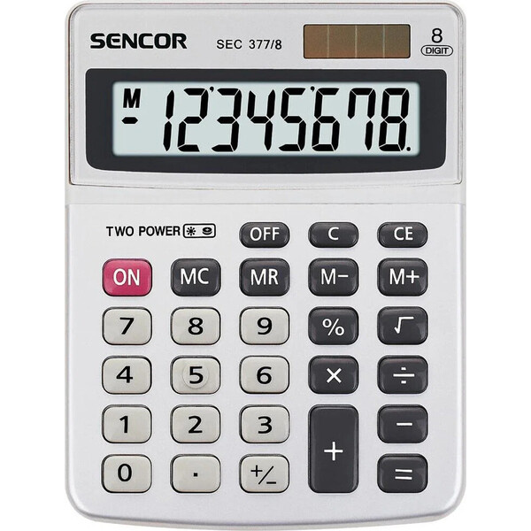 Sencor SEC 377/8 Stolní kalkulačka