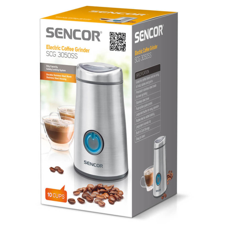 Sencor SCG 3050SS Elektrický mlýnek na kávu