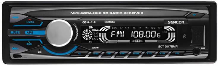 Sencor SCT 5017BMR Autorádio s Bluetooth